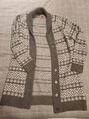 Joe Fresh Fair Isle Cardigan - Size Small